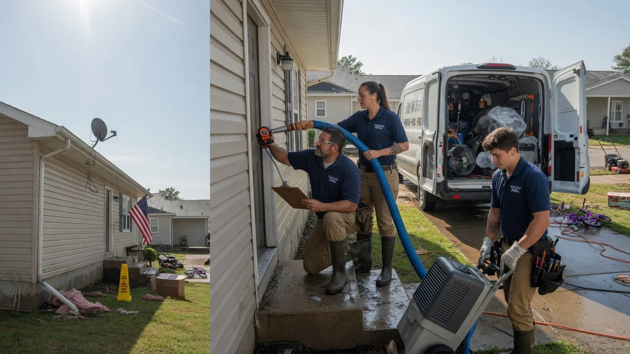 Ceiling Water Damage Restoration in Marysville, OH near me